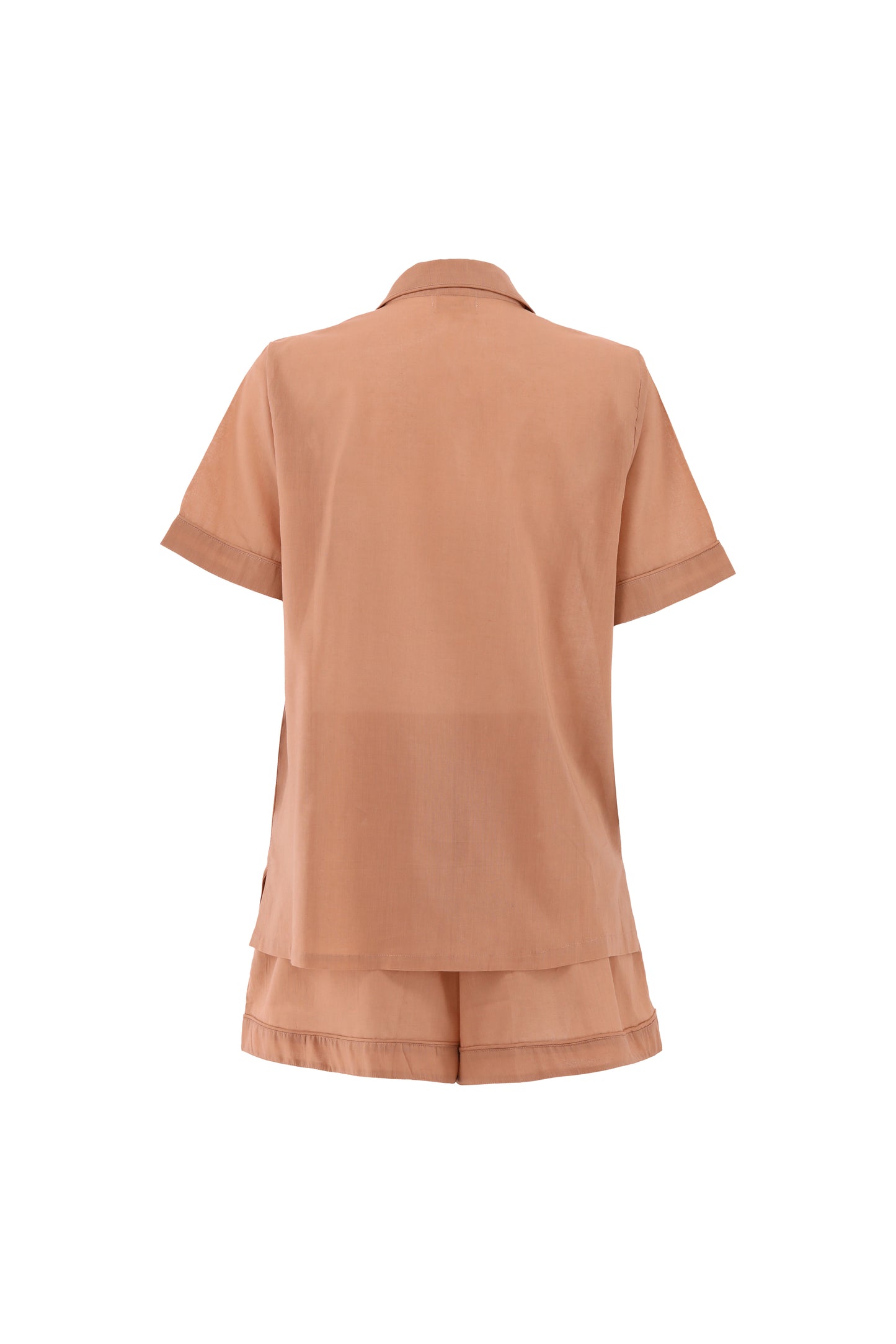 Brown Short PJ Set