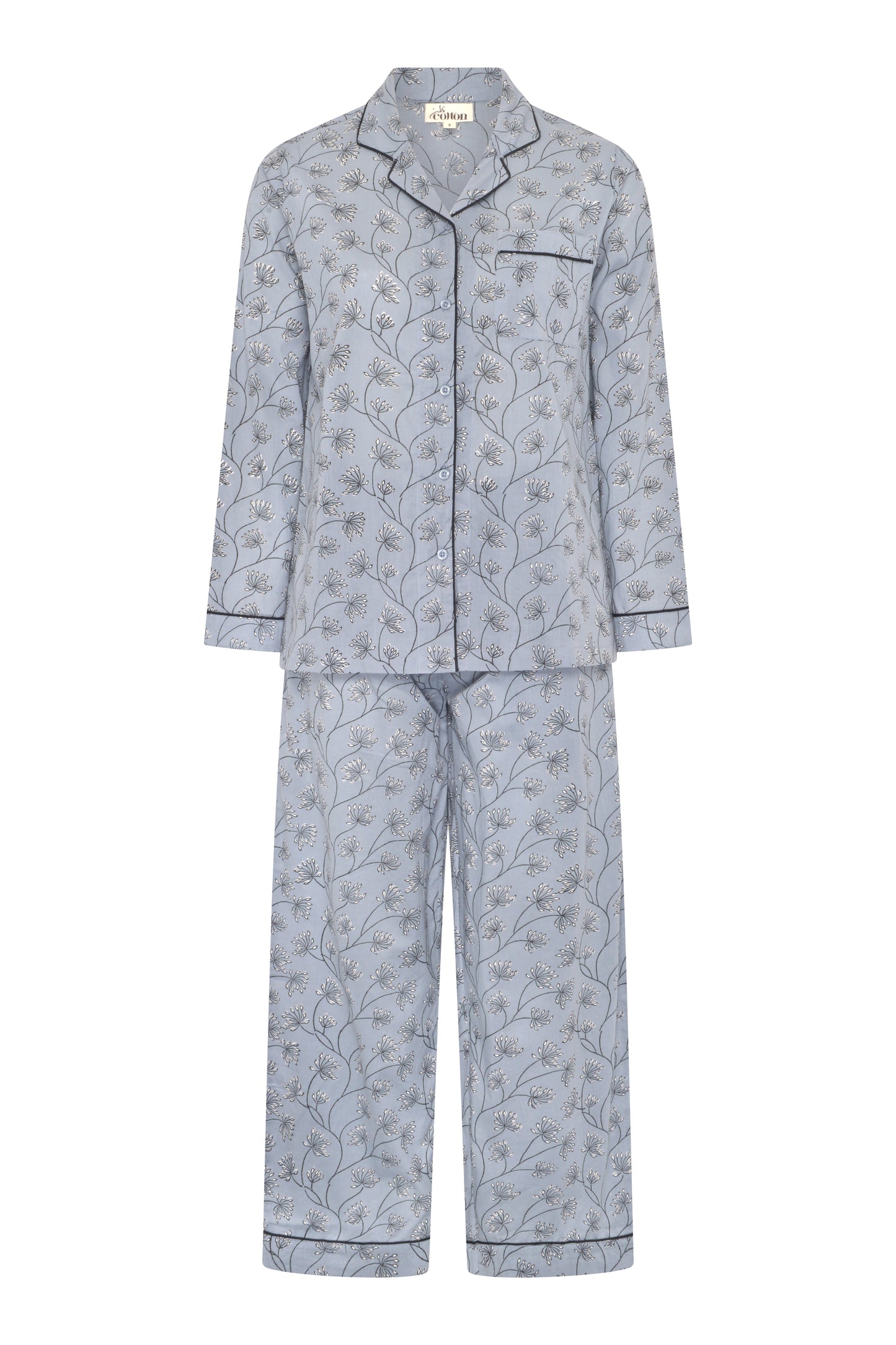 Blue Long PJ Set