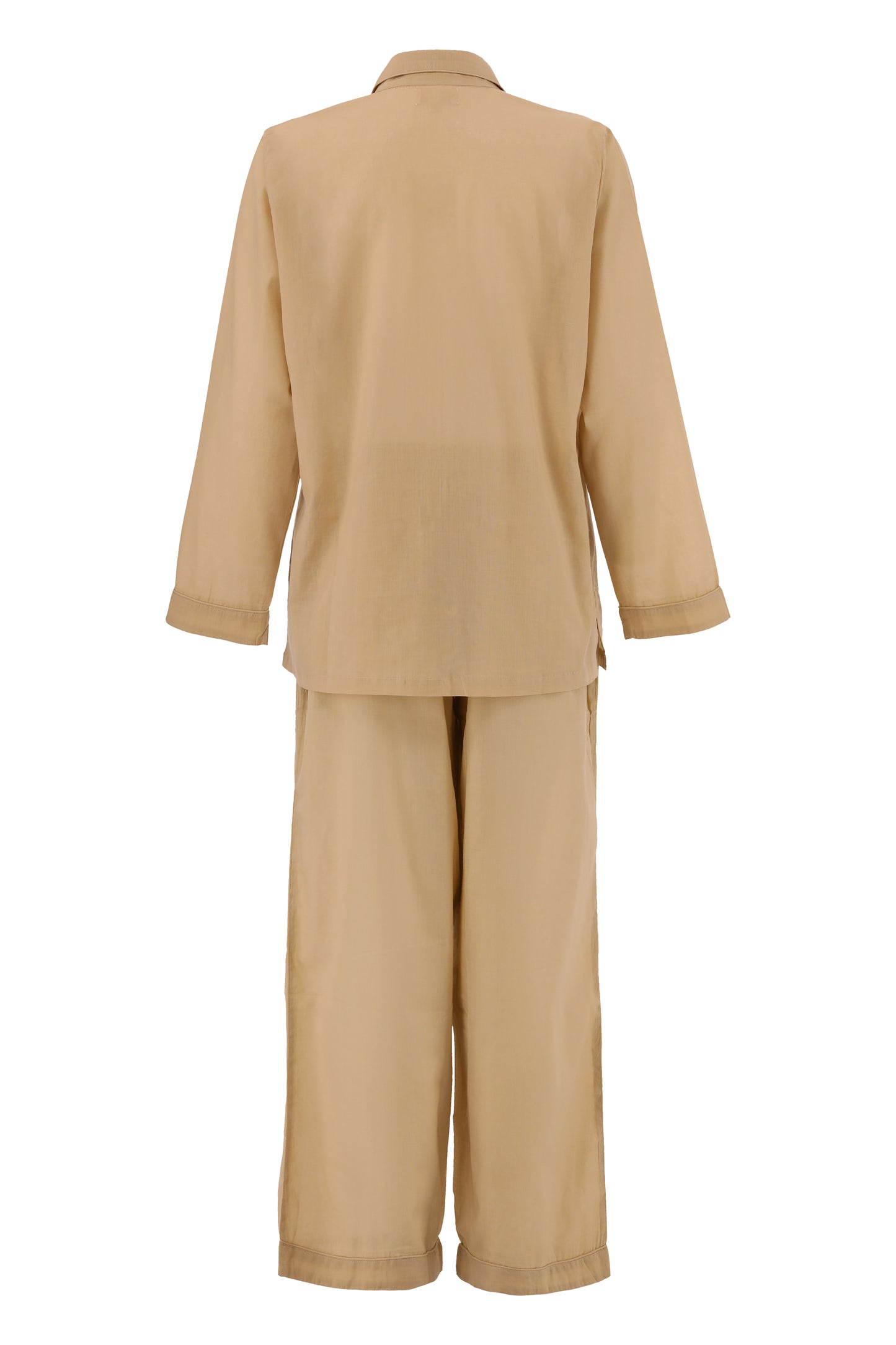 Beige Long PJ Set